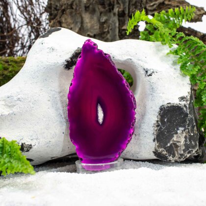 Agate slice pink "Energy"