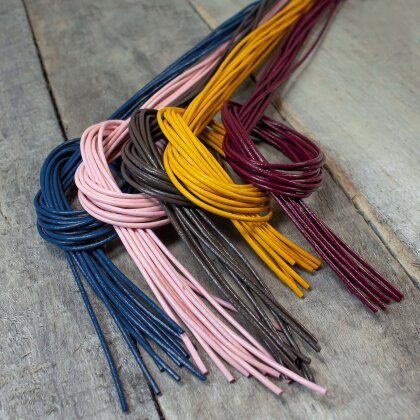 Andara Lederband pastellrosa 100 cm