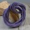 Andara leather strap lilac 100 cm