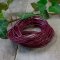 Andara leather strap bordeaux red 100 cm