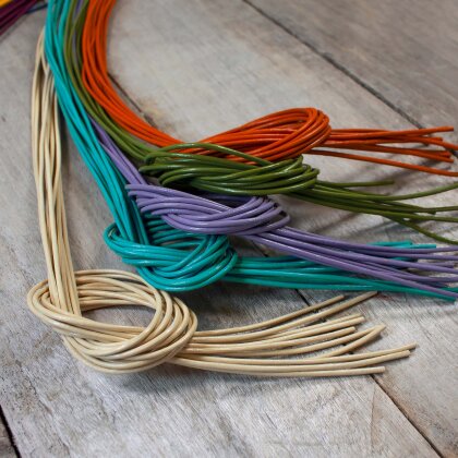 Andara Lederband türkis 100 cm